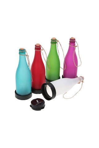 Dofolink 5 Adet Güneş Enerjili Işık Kontrollü Led Beyaz Fener, Otomatik Açma/kapama, Balkon Bahçe Dekorasyonu Askılı Lambalar Diğer