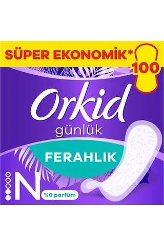 Normal Günlük Ped Süper Ekonomik Paket 100 Adet