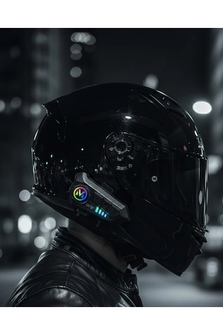 Mey İthalat Bluetooth 5.3 Kask İçi Intercom Kulaklık 1000 M Mesafe 1000 Mah