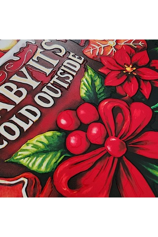 Welcome Kapı Ve Duvar Süsü It's Cold Outside 30x30