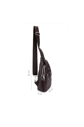 Tamer Tanca Erkek Hakiki Deri Kahverengi Body Bag Çanta 1012 230204 Erk Cnt Sk25-26 Kahve Fltr Kahverengi