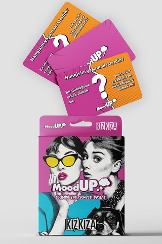 Moodup Kız Kıza Kart Oyunu 40 Adet Eğlenceli Soru Ve Görev Kartı Kız Arkadaşlarla Oyun Gecesi