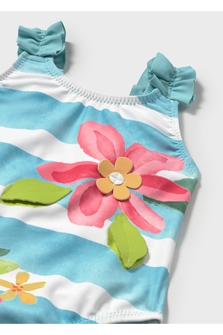 Mayoral 1741 Kız Çocuk Mavi Mayo Mavi