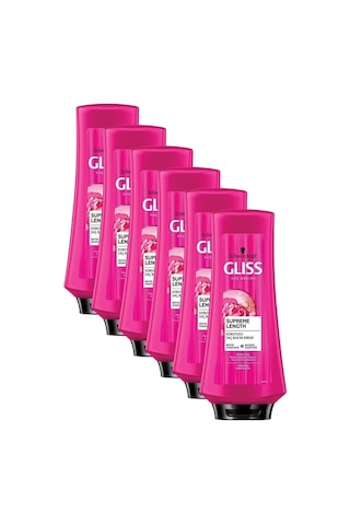 Gliss Supreme Length Uzun Saçlara Özel Saç Kremi 360 Ml X 6 Adet set-hnkl-096-810