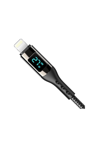 Buff Bl73 27w Type-c To Lightning 1.2m 3a Pd Dijital Ekranlı Da
