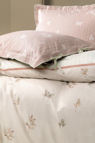 Yataş Bedding Teny Çift Kişilik %100 Pamuk Ranforce Nevresim Takımı - Bej