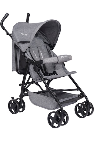 Prava Smart Tam Yatarlı Baston Bebek Arabası Gri