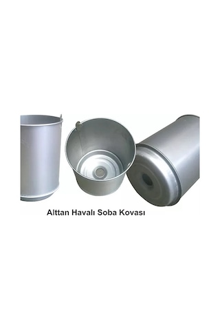 Standart Soba Kovası Kömür kovası Odun Kovası Kalın Alttan Delikl