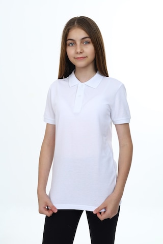 Toontoy Unisex Çocuk Tişört Beyaz