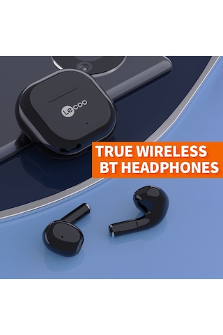 Qingmipy Lecoo C1 Bluetooth 5.1 Kulak İçi Kulaklık: Grafenli Hoparlör, İkili Hd Konuşma, Akıllı Dokunmatik Kontrol, Spor Ve Koşu İçin Siyah