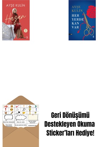 Hazan + Her Yerde Kan Var Ciltli + Okuma Sticker'ları