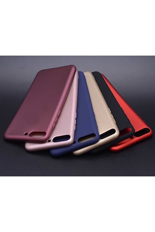 Huawei Y6 2018 Kılıf Zore Premier Silikon Kapak Rose Gold