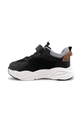 Daxtors Evo Sneaker Ortopedik Taban Unisex Çocuk Spor Ayakkabı Siyah