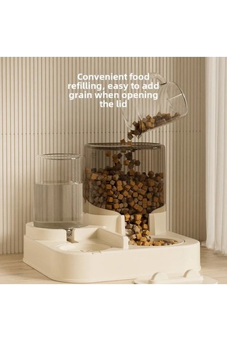 Kedi Otomatik Besleyici Kedi Köpek Besleme Ve Su Çeşmesi