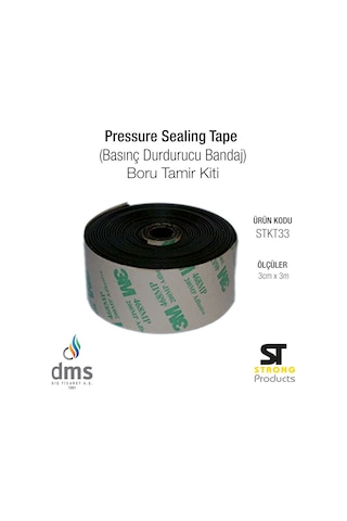 Pressure Sealing Tape (Basınç Durdurucu Bandaj) 3Cm X 3M