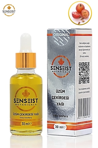 Senseist Botanicals Üzüm Çekirdeği Yağı 30ml %100 Saf Sertifikalı