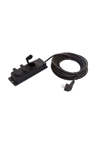 Bylion 20 M 3x2.5 MM 3'lü Grup Priz Uzatma Kablo (Kauçuk Priz. Fiş)