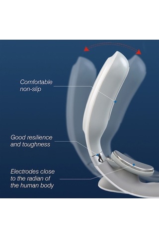 Tongxida 4 Başlıklı Akıllı Boyun Masaj Cihazı, Beyaz, Usb Isıtmalı Titreşimli, Boyun Masajı İçin İдеal Beyaz