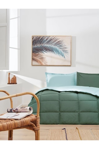 Özdilek %100pamuk Çift Kişilik Yatak Seti-colourist Zümrüt Yeşili Zümrüt Yeşili