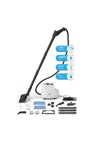 Pirantech CB-103A 2000 W Güçlü Buharlı Temizlik Makinesi Ev Tipi Kimyasalsız Hijyen