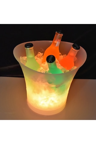 Neoglint 5l Yüksek Kapasiteli Led Işık Lamba Buz Kova Eğrisi Beyaz