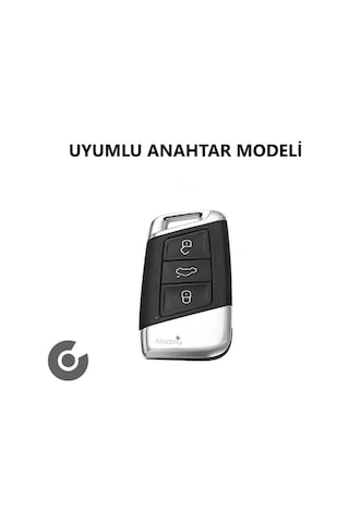 Volkswagen Passat Golf Arteon Tiguan Silikon Anahtar Kılıfı Sustasız - 1 Adet