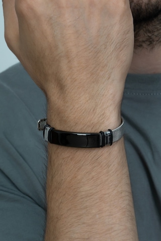 Kişiye Isimli Hasır Kemer Kordon Çelik Erkek Bileklik Scb13S Çok Renkli