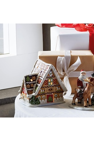Villeroy Ve Boch Christmas Toys Müzik Kutusu "zencefilli Çörek Evi", Porselen, Beyaz/bej Diğer