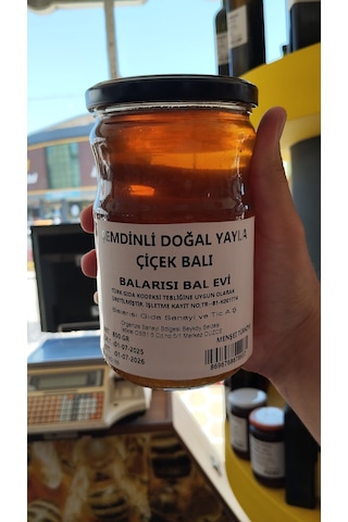 Şemdinli Doğal Yayla Çiçek Balı 850 Gr Yüksek Rakım