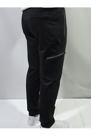 Jump Erkek Slim Fit Pamuklu 2 İplik Eşofman Altı Siyah