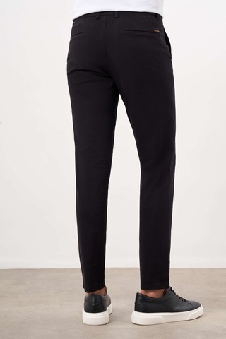 Erkek Siyah Mevsimlik Pamuk Yan Cep Slim Fit Chino Pantolon 24ys003012001 Siyah
