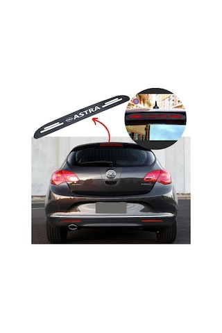 Opel Astra J Hb 2009-2016 Karbon Arka Fren Stop Lambası Sticker