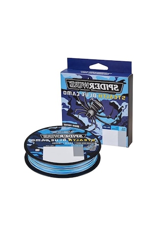 Stealth Superline, Mavi Kamuflaj, 150 Yard, Tek Telli, Naylon Tel Olta