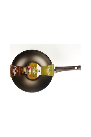 İlla Olıvılla Extra 28 CM Wok Tava Zeyinyağ İçerikli Kaplama
