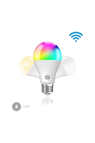 Şımart Akıllı Ampul Wifi Rgb 1100 Lümen Yüksek Parlaklık, Uygulama Kontrollü Beyaz - RGB
