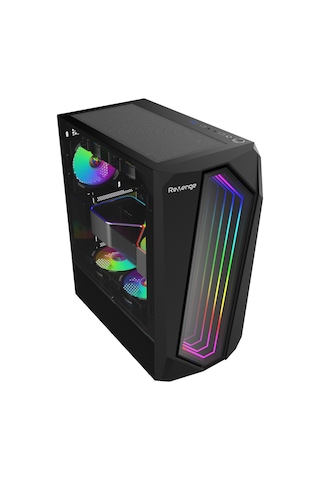 Revenge Infinite Space 500W Psu Dahil 3 Rgb Fan Temperli Cam Sonsuzluk Aynalı Gaming Bilgisayar Kasası