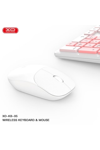 Dco Kb-05 Kablosuz Klavye Ve Mouse Seti Pembe Optik