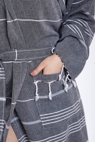 Kapüşonlu Kadın / Erkek Peştemal Bornoz Soft %100 Pamuklu Natural 001