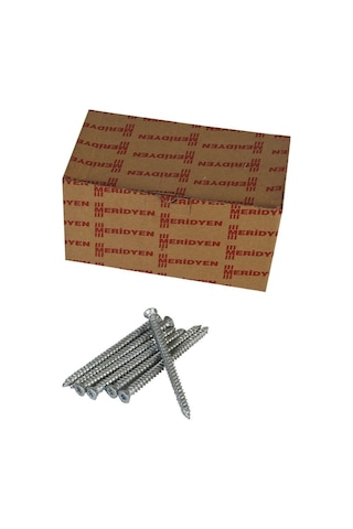 MERİDYEN (PAKET) 7,5x150 MM PVC BULDEX VİDASI (100 Adet) MERİDYEN (PAKET) 7,5x150 MM PVC BULDEX VİDASI (100 Adet)