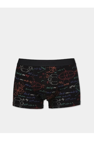 Colin's Colins Modern Fit Baskılı Erkek Siyah Boxer Cl1075759 Q1.v1 Blk Siyah