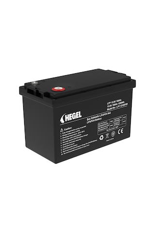 Hegel - İnges 12.8 Volt 100 Amper Lityum Akü - 12 Volt 100 Ah Lifepo4 Batarya