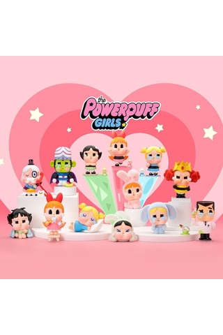 Pop Mart Crybaby Powerpuff Girls Blind Box, Rastgele Aksiyon Figürleri, Koleksiyonluk Karakter Figürü