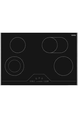 Vestel AO-78370 S Ankastre Cam Ocak