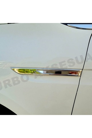 Renault Megane Çamurluk Sinyal Çıtası - Krom 2 Parça Hb/sd 2020+