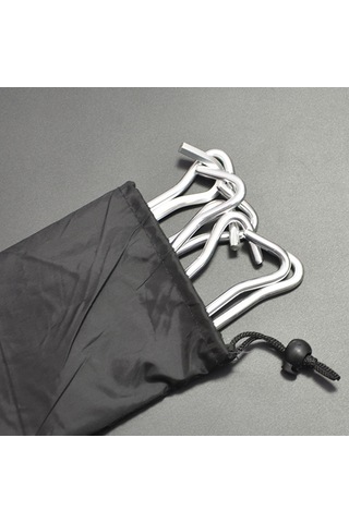 Padalink 10 Adet 18cm Alüminyum Çadır Çivi Seti - Kamp Ve Çadır Tente Dayanıklı Rüzgar Teli Aksesuarı