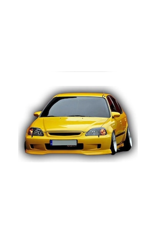 Honda Civic İes Typer Ön Ek Plastik Siyah Karlık-ön-ek-bodykit 1999 2000 2001 Makyajlı Kasa