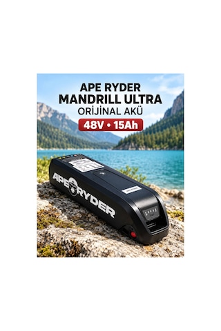 Mandrıll Ultra Elektrikli Bisiklet Orijinal Akü Siyah