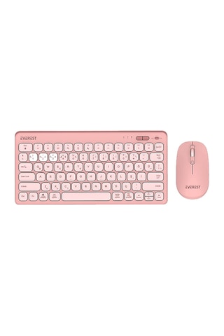 EVEREST Lumi KM-BT903 3in1 3 BT + 2.4 1600dpi Ultra İnce Q 4 Cihaz Bağlantılı Klavye ve Mouse Set