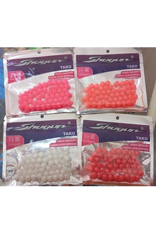 Shogun Tako Silikon Balık Yumurtası Renk: Kırmızı