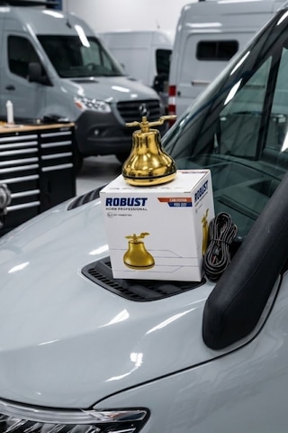 Çan Korna 12v Metal Altın Renk Yüksek Sesli Oto Korna Dayanıklı